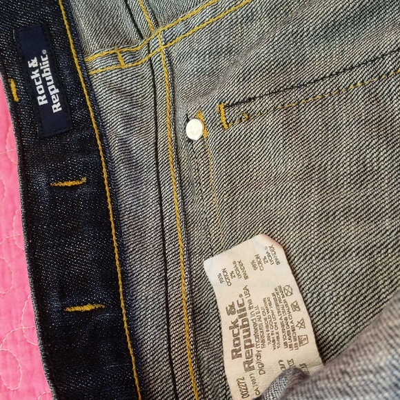 Rock & Republic Sz 31 Low Rise Denim Jeans - Picture 5 of 9